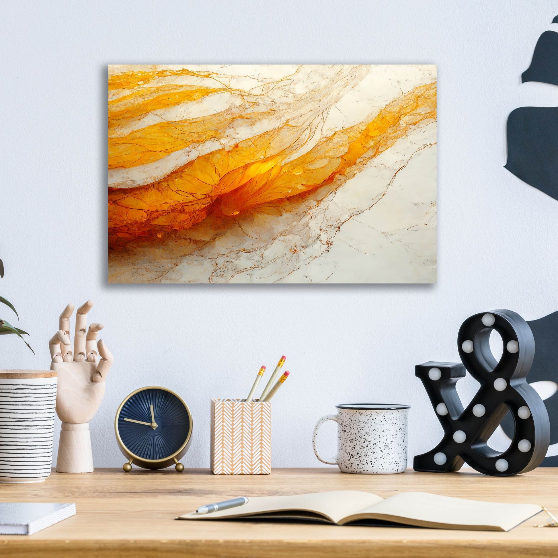 Epic Art 'Baltic Amber' by Epic Portfolio, Acrylic Glass Wall Art,16x12