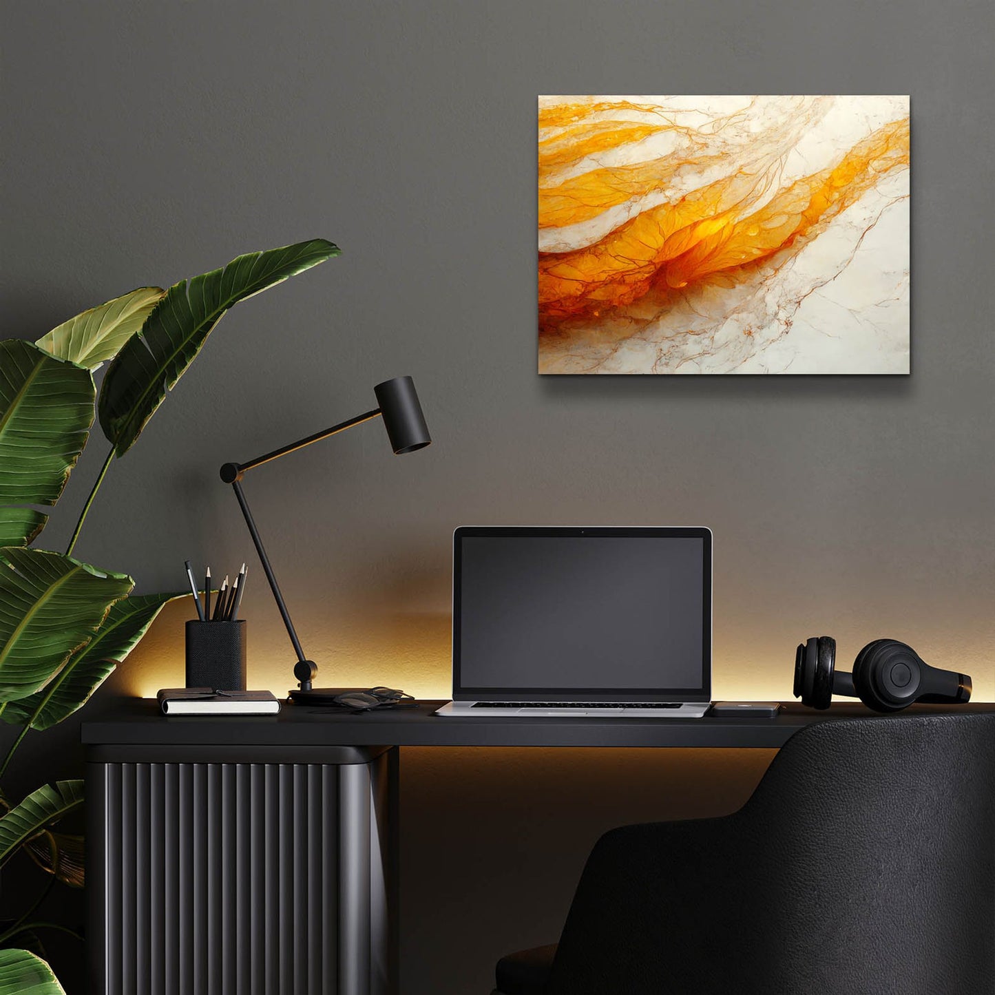 Epic Art 'Baltic Amber' by Epic Portfolio, Acrylic Glass Wall Art,16x12