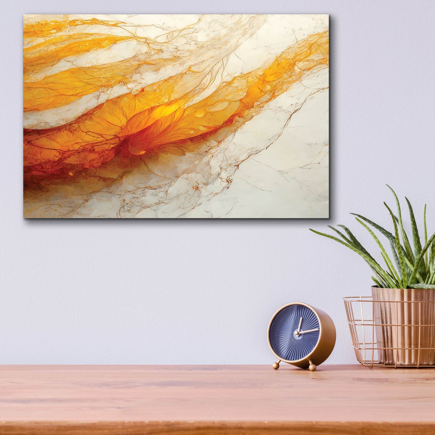 Epic Art 'Baltic Amber' by Epic Portfolio, Acrylic Glass Wall Art,16x12