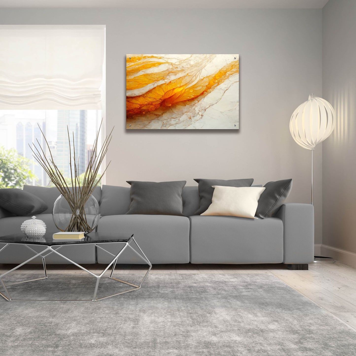 Epic Art 'Baltic Amber' by Epic Portfolio, Acrylic Glass Wall Art,36x24