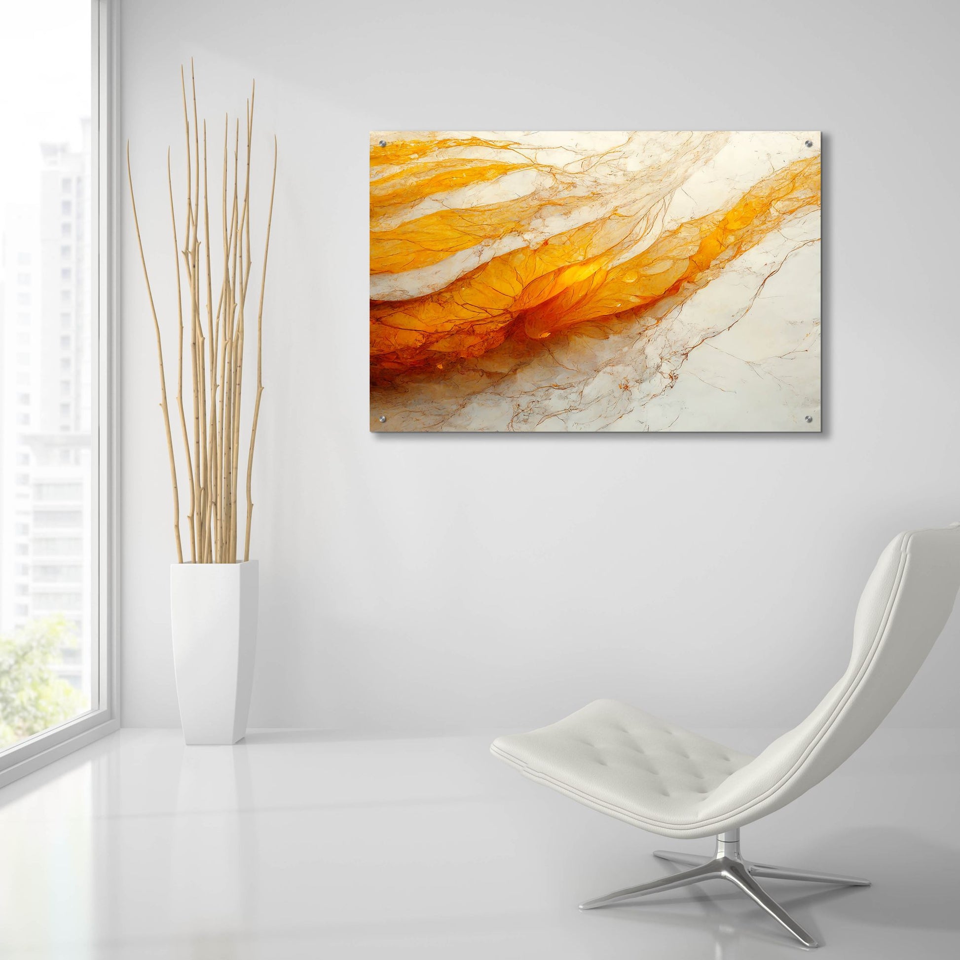 Epic Art 'Baltic Amber' by Epic Portfolio, Acrylic Glass Wall Art,36x24