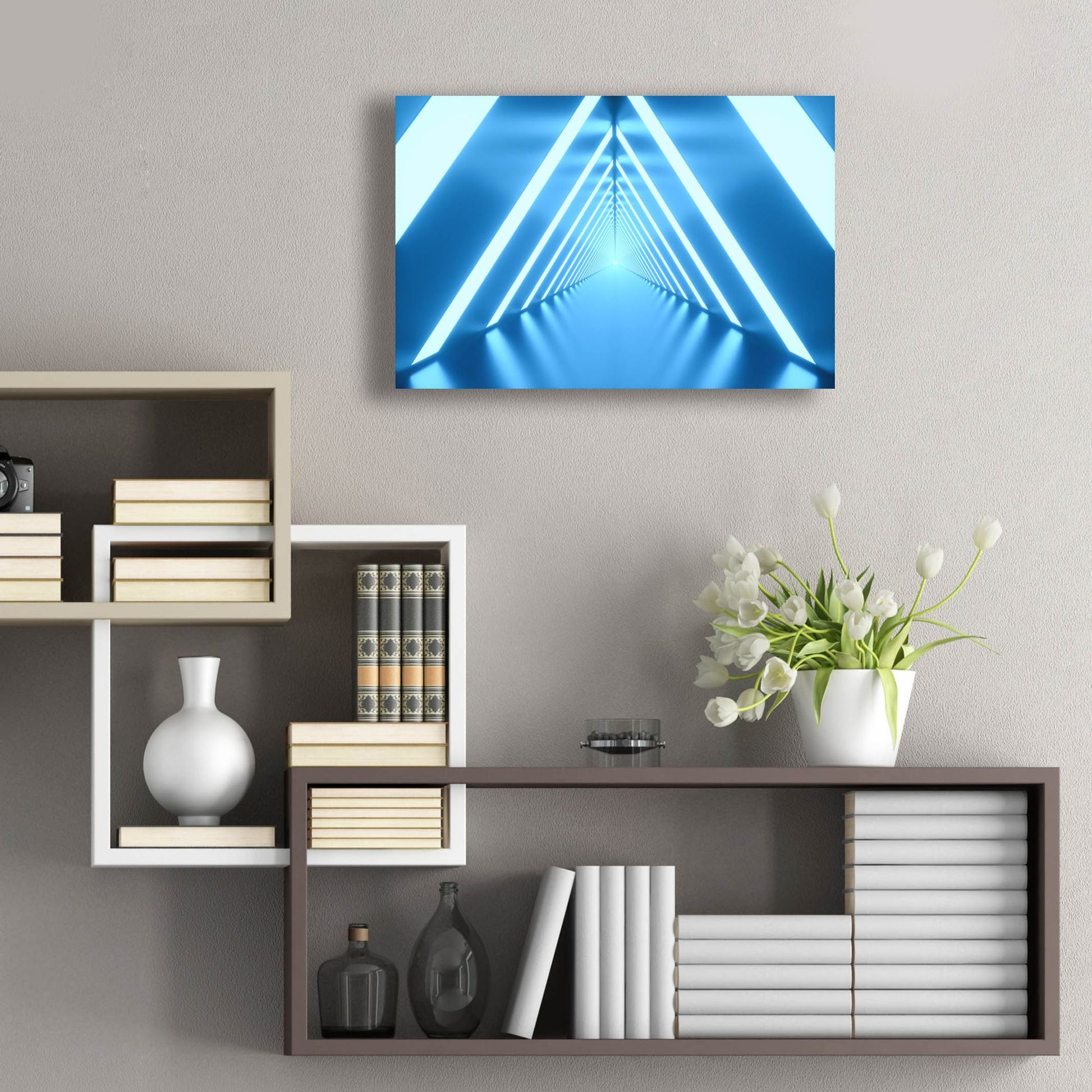 Epic Art 'At The End Of The Tunnel' by Epic Portfolio, Acrylic Glass Wall Art,24x16