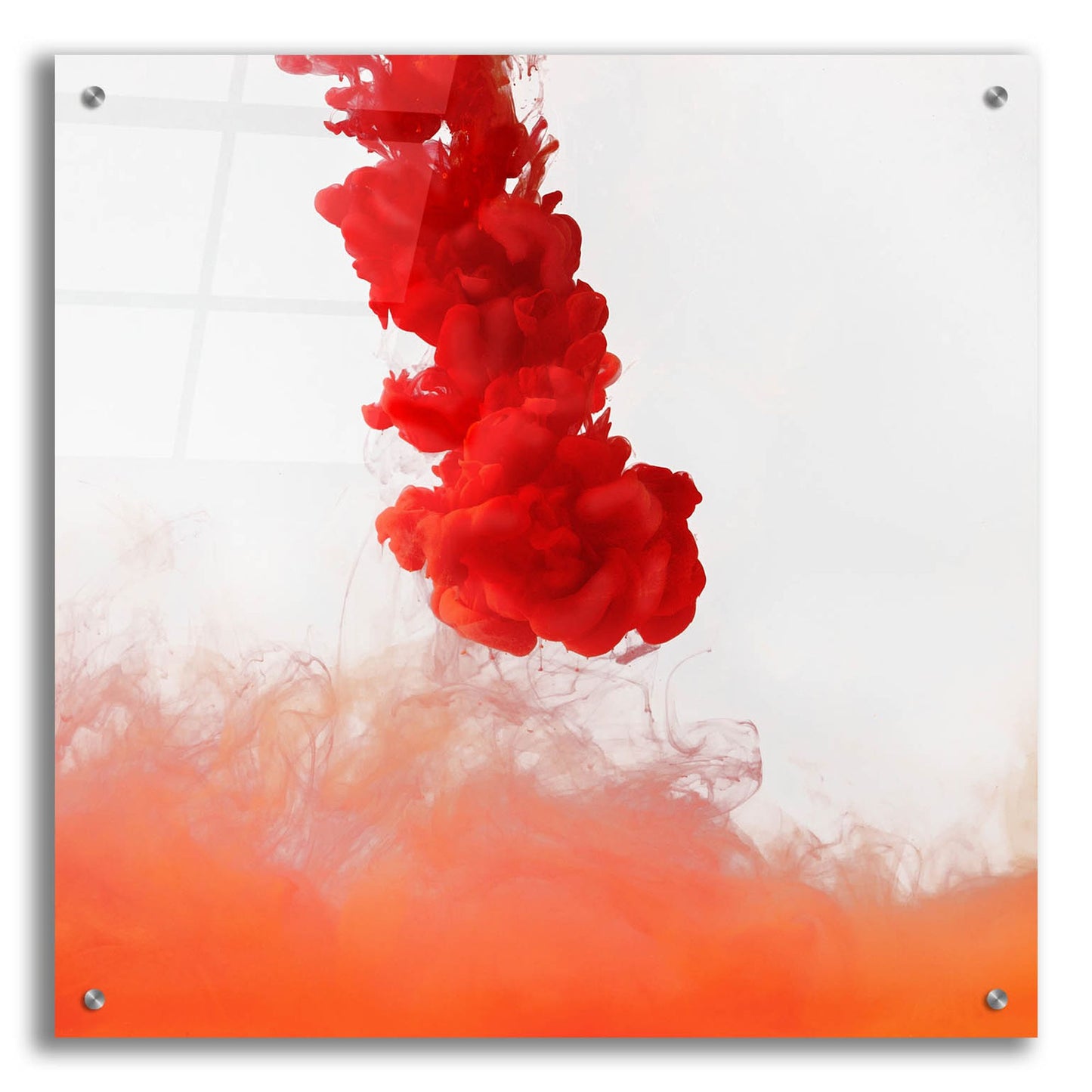 Epic Art 'Colored Smoke Under Water' by Epic Portfolio, Acrylic Glass Wall Art,24x24