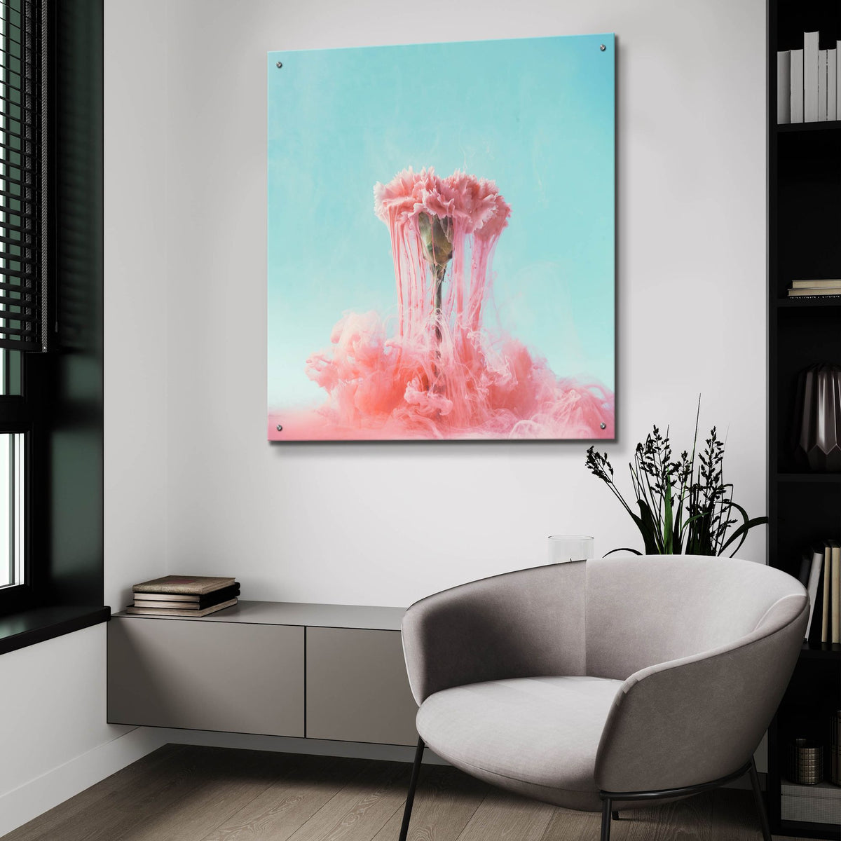 Epic Art 'Emerge' by Epic Portfolio, Acrylic Glass Wall Art,36x36