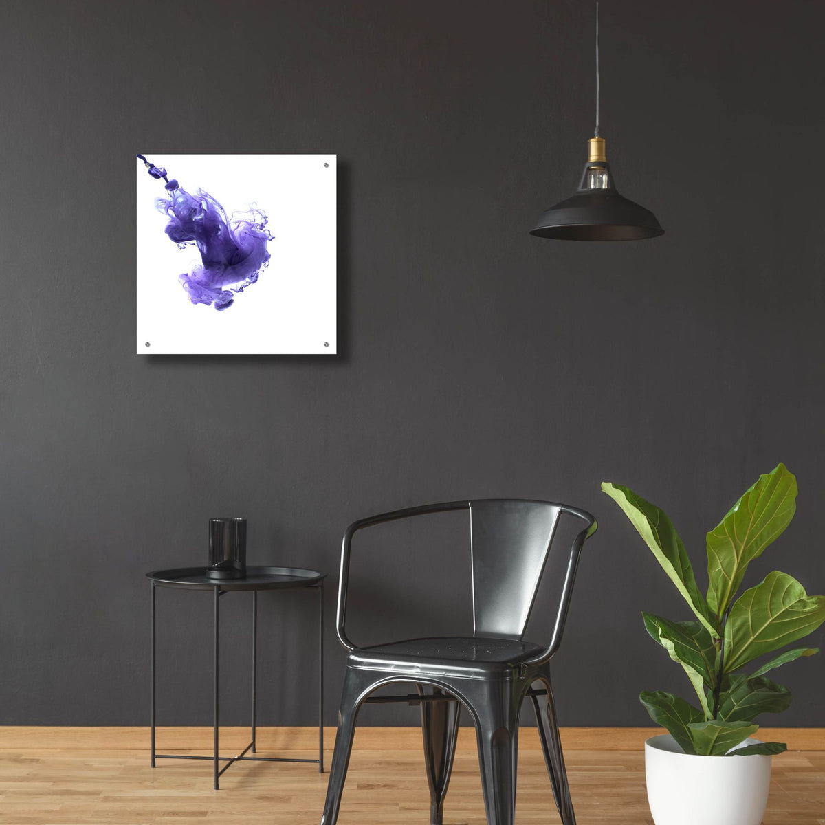 Epic Art 'Lavender breeze' by Epic Portfolio, Acrylic Glass Wall Art,24x24