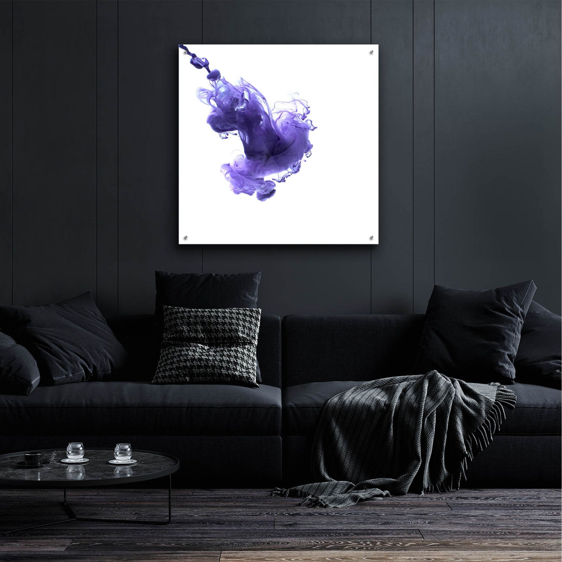 Epic Art 'Lavender breeze' by Epic Portfolio, Acrylic Glass Wall Art,36x36