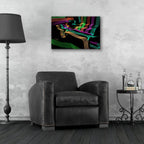 Led Lights 4 by Ben Heine - 24x16 acrylic wall art in a room