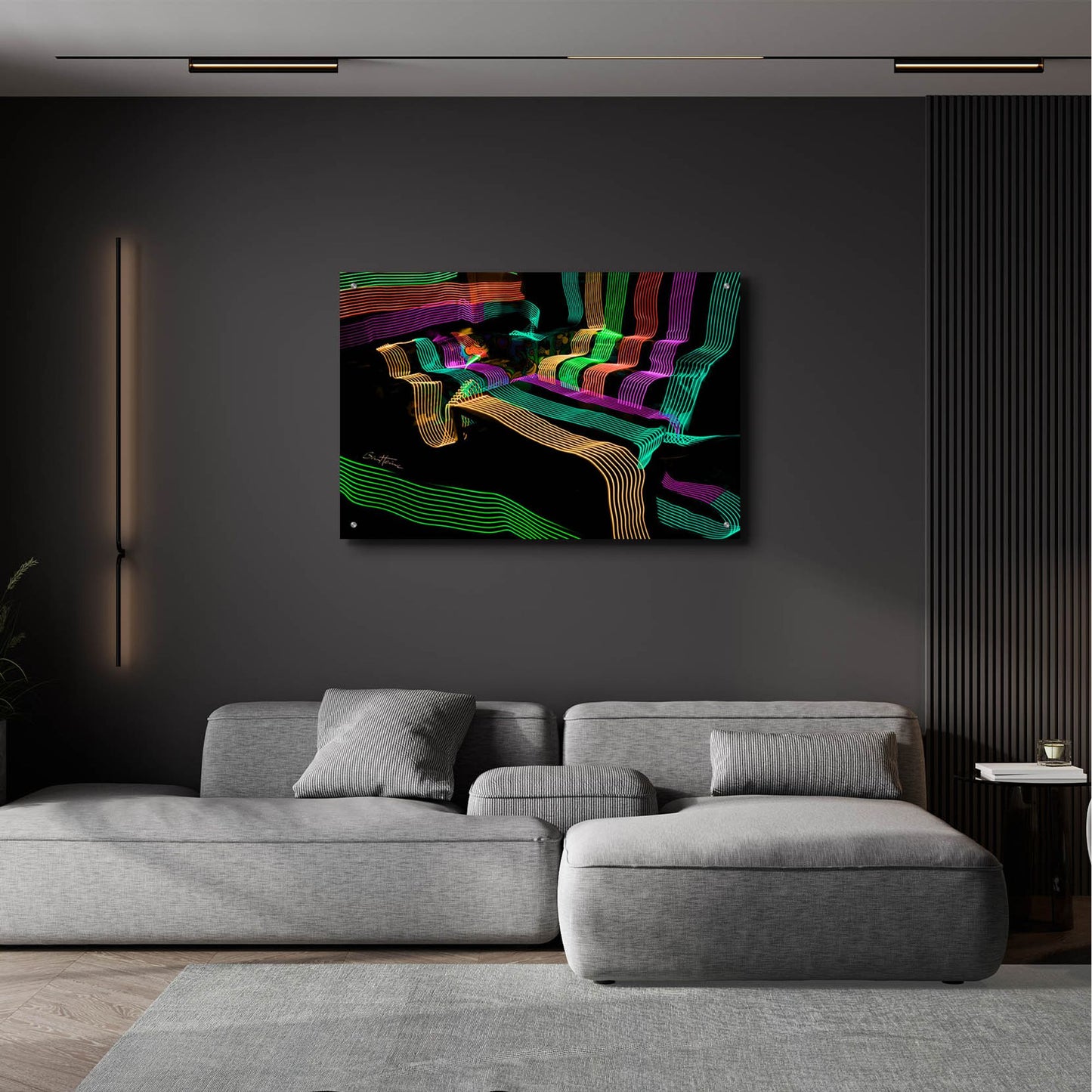 Epic Art 'Led Lights 4' by Ben Heine, Acrylic Glass Wall Art,36x24