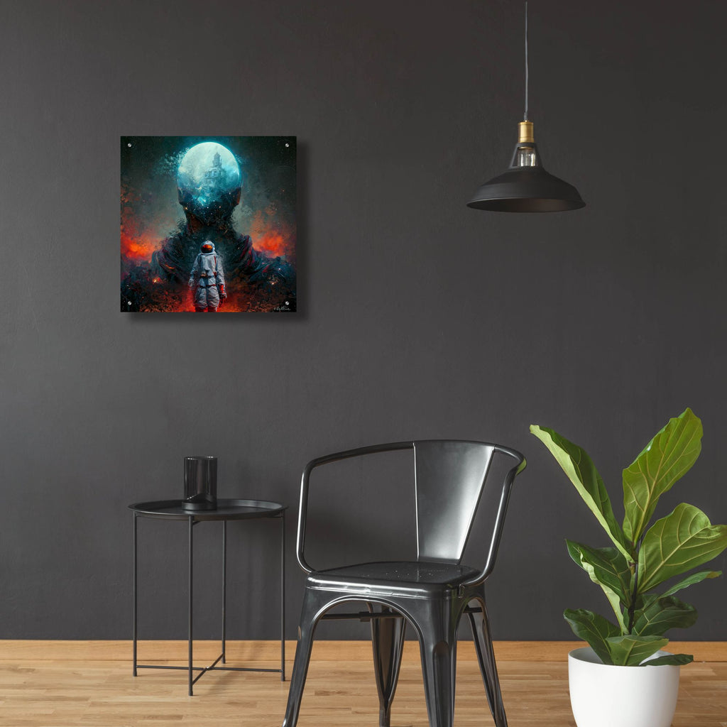 Epic Art 'Escape and Start a New Journey' by Ben Heine, Acrylic Glass Wall Art,24x24