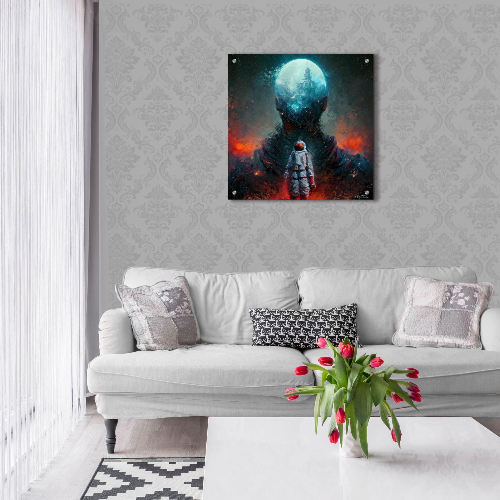 Epic Art 'Escape and Start a New Journey' by Ben Heine, Acrylic