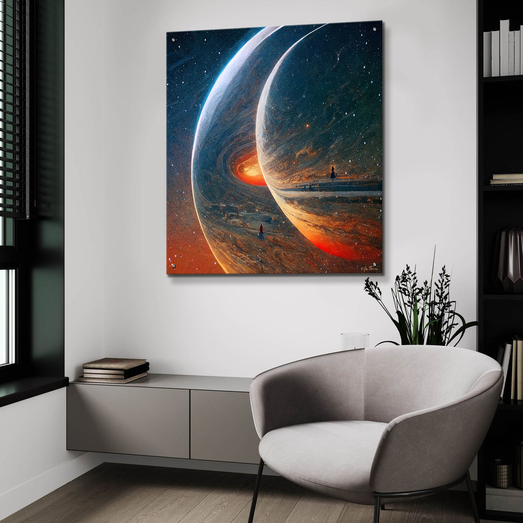 We Are Different and The Same by Ben Heine - 36x36 acrylic wall art in a room