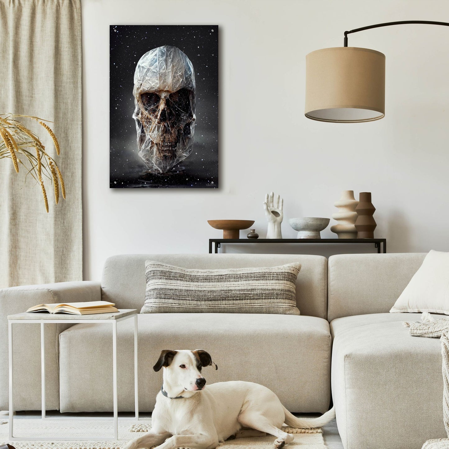 Epic Art 'Cosmo Skull' by Ben Heine, Acrylic Glass Wall Art,24x36