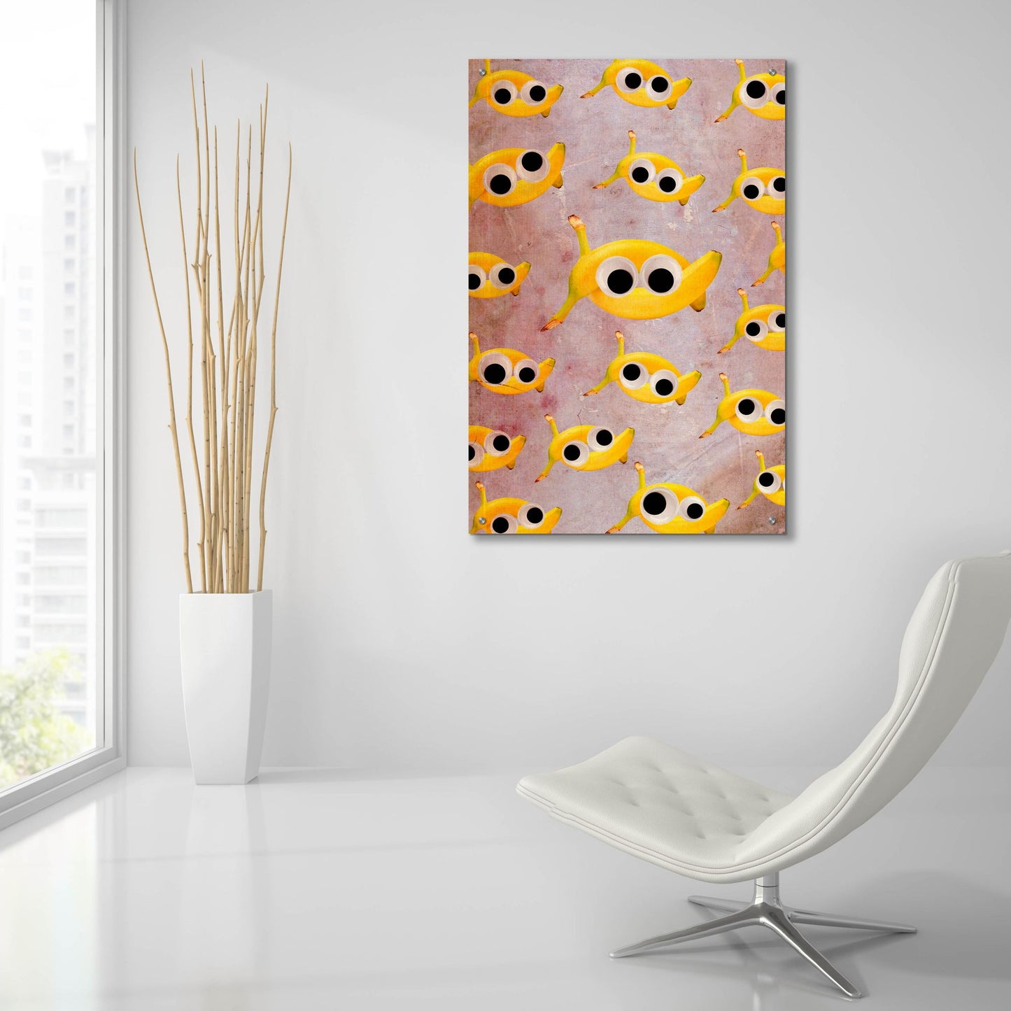 Epic Art 'Goin' Bananas' by Elo Marc, Acrylic Glass Wall Art,24x36