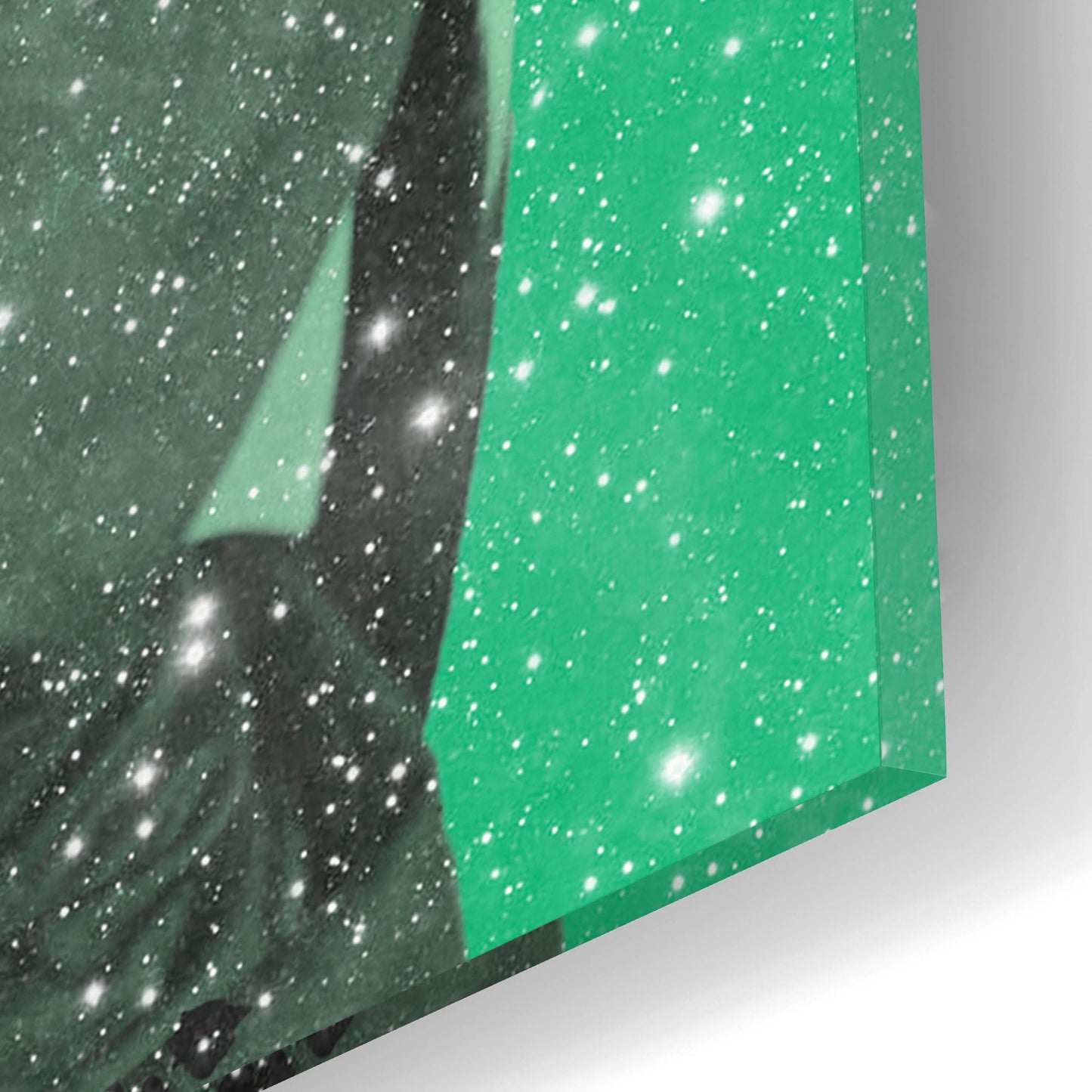 Epic Art 'Green Universe' by Elo Marc, Acrylic Glass Wall Art,12x16