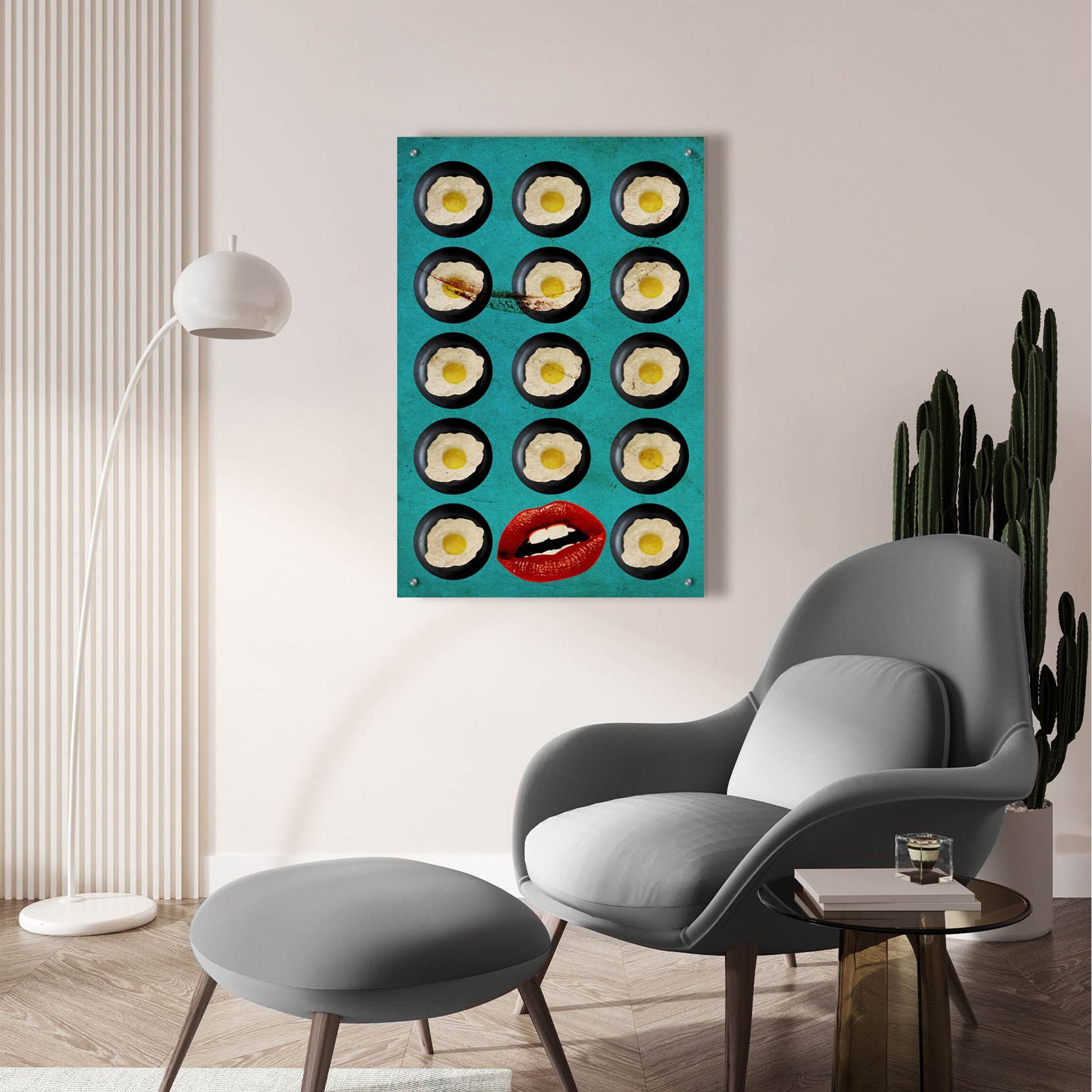 Epic Art 'One Egg A Day' by Elo Marc, Acrylic Glass Wall Art,24x36