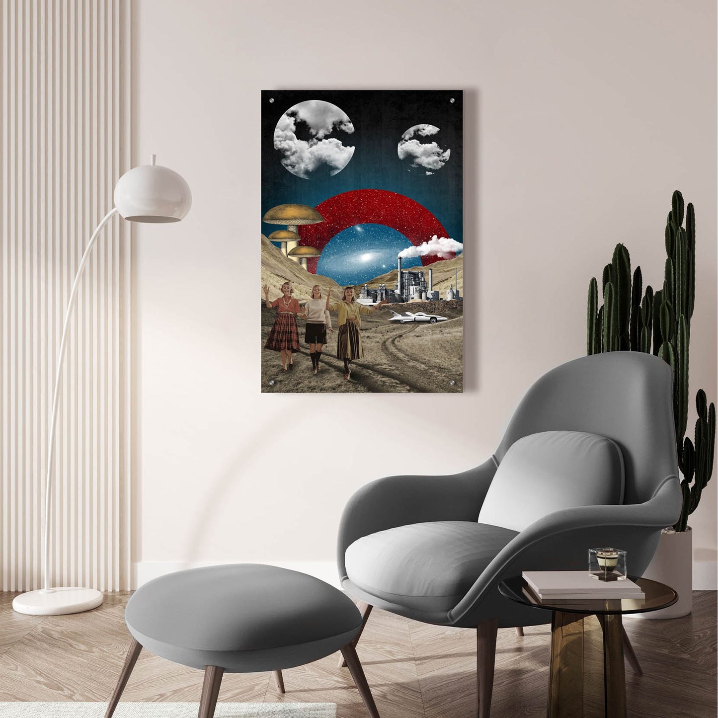 Epic Art 'Uncertain Future' by Elo Marc, Acrylic Glass Wall Art,24x36