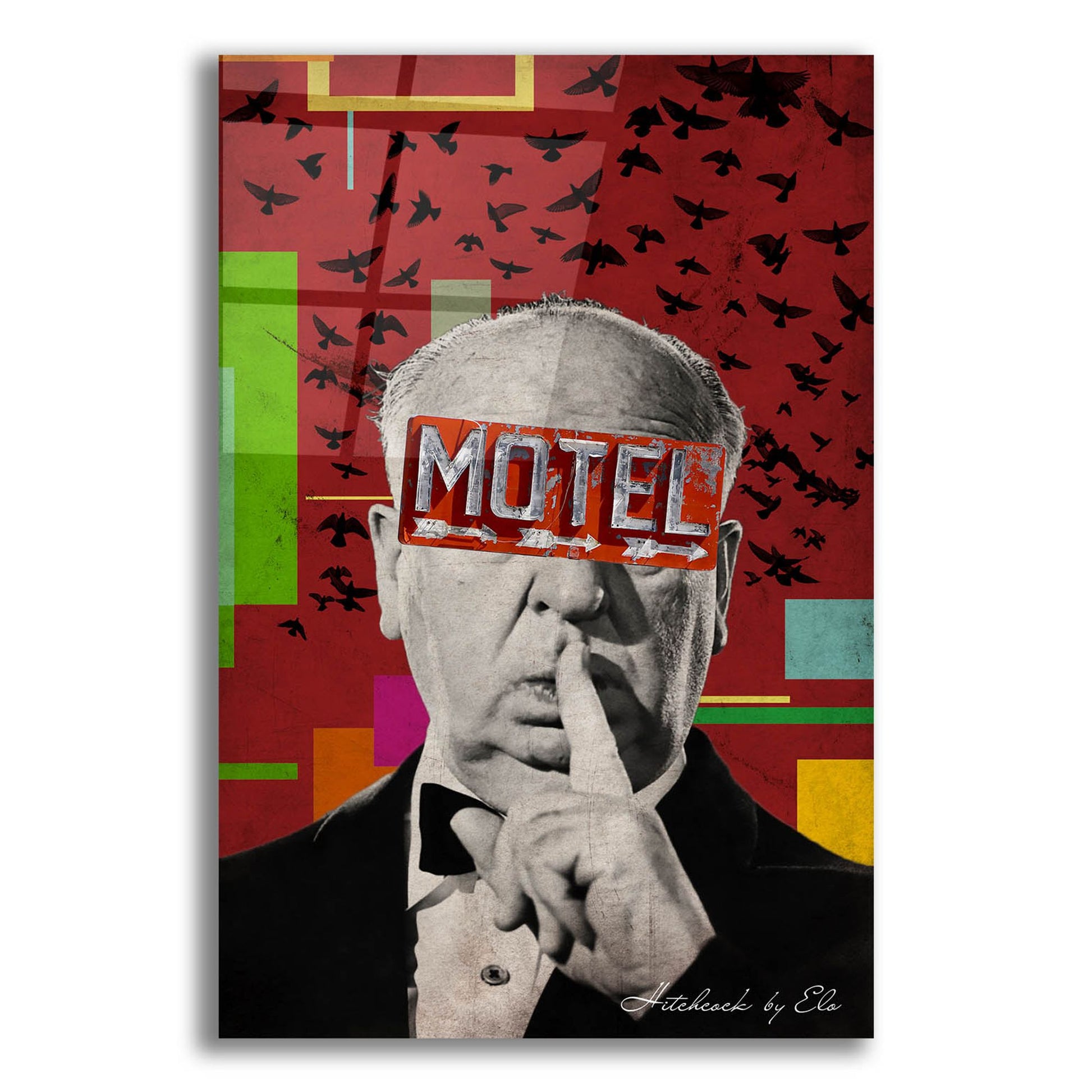 Epic Art 'Alfred' by Elo Marc, Acrylic Glass Wall Art,12x16