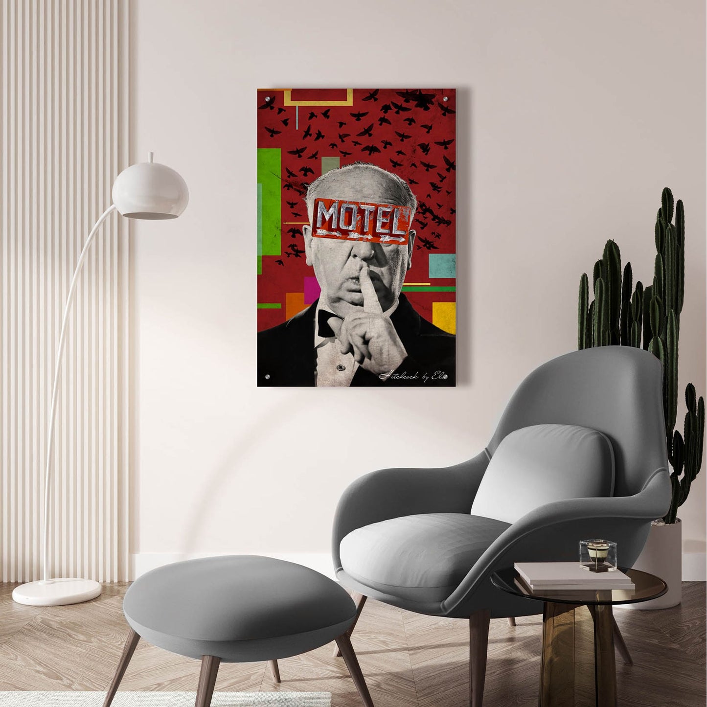 Epic Art 'Alfred' by Elo Marc, Acrylic Glass Wall Art,24x36