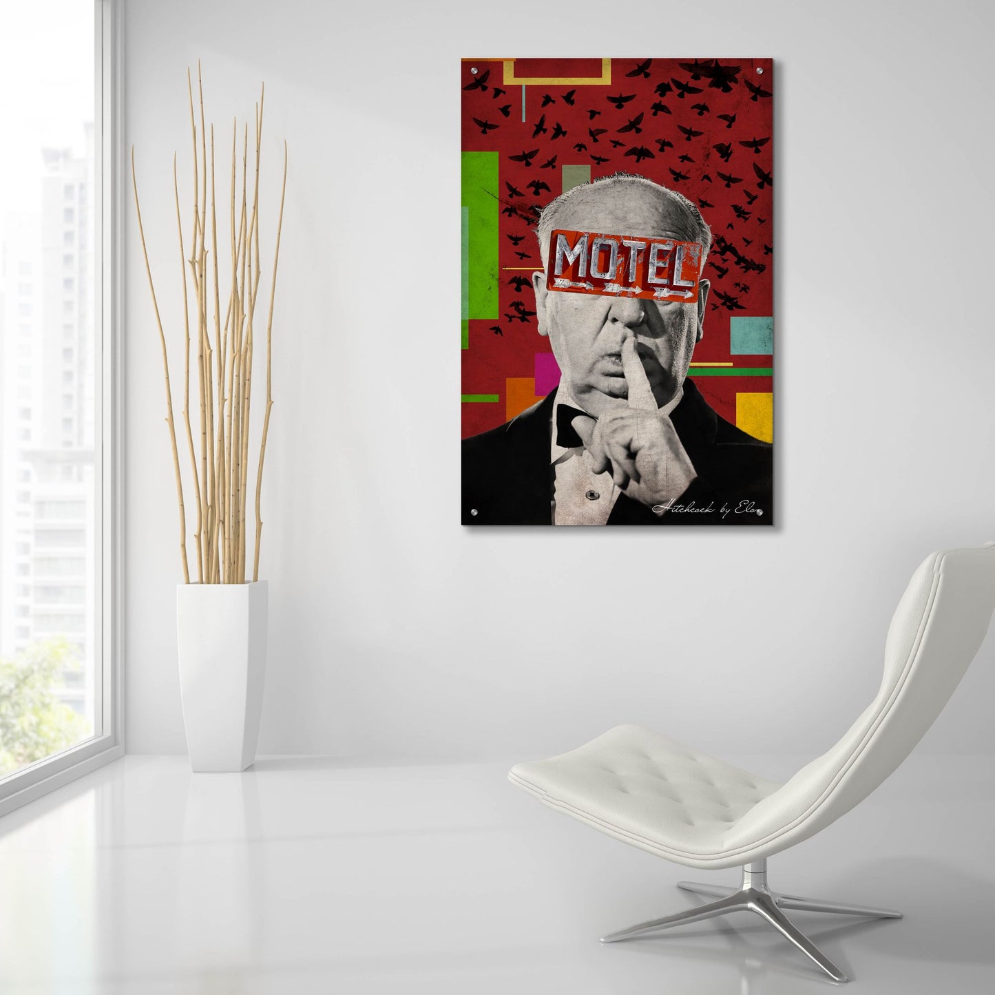 Epic Art 'Alfred' by Elo Marc, Acrylic Glass Wall Art,24x36