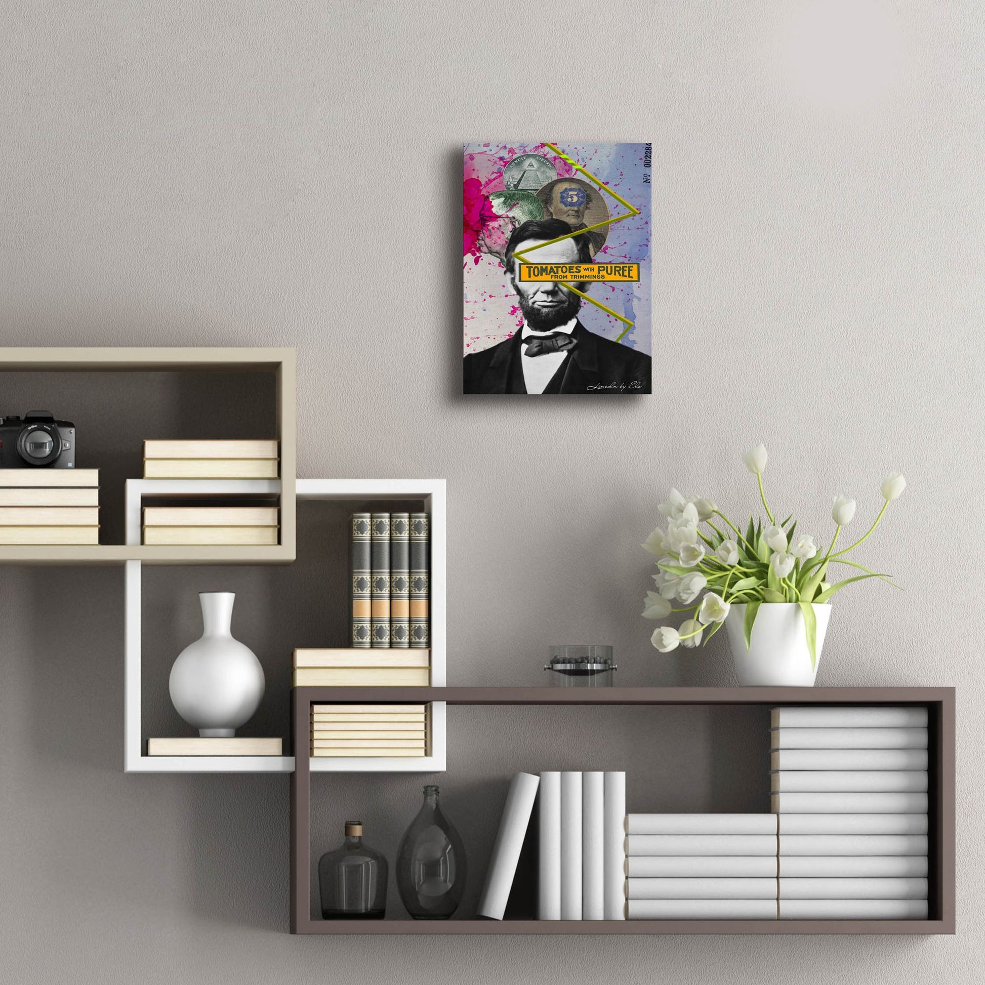 Epic Art 'Lincoln' by Elo Marc, Acrylic Glass Wall Art,12x16