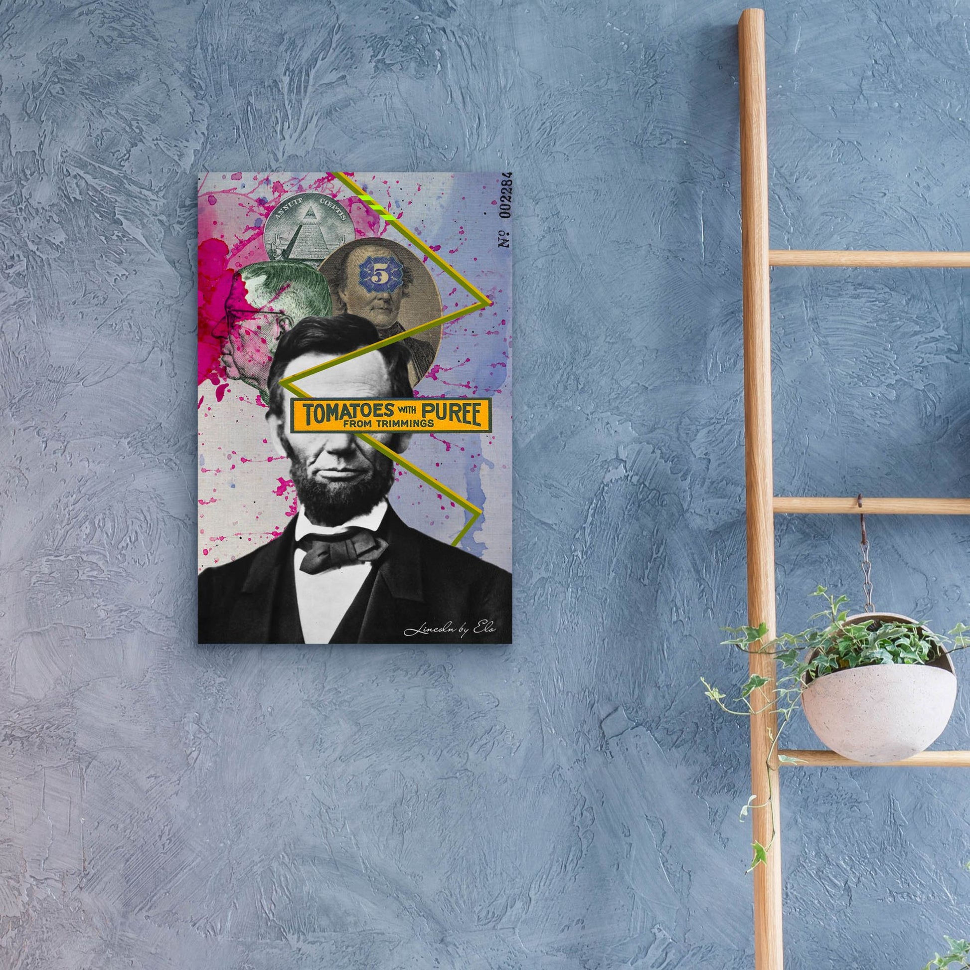 Epic Art 'Lincoln' by Elo Marc, Acrylic Glass Wall Art,16x24