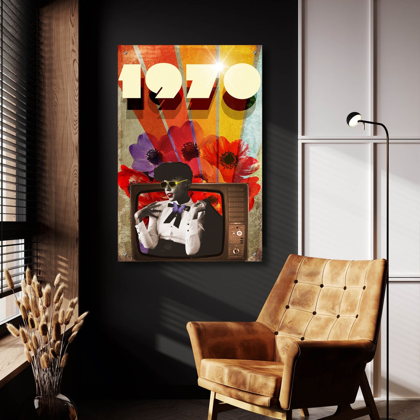 Epic Art '1970' by Elo Marc, Acrylic Glass Wall Art,24x36