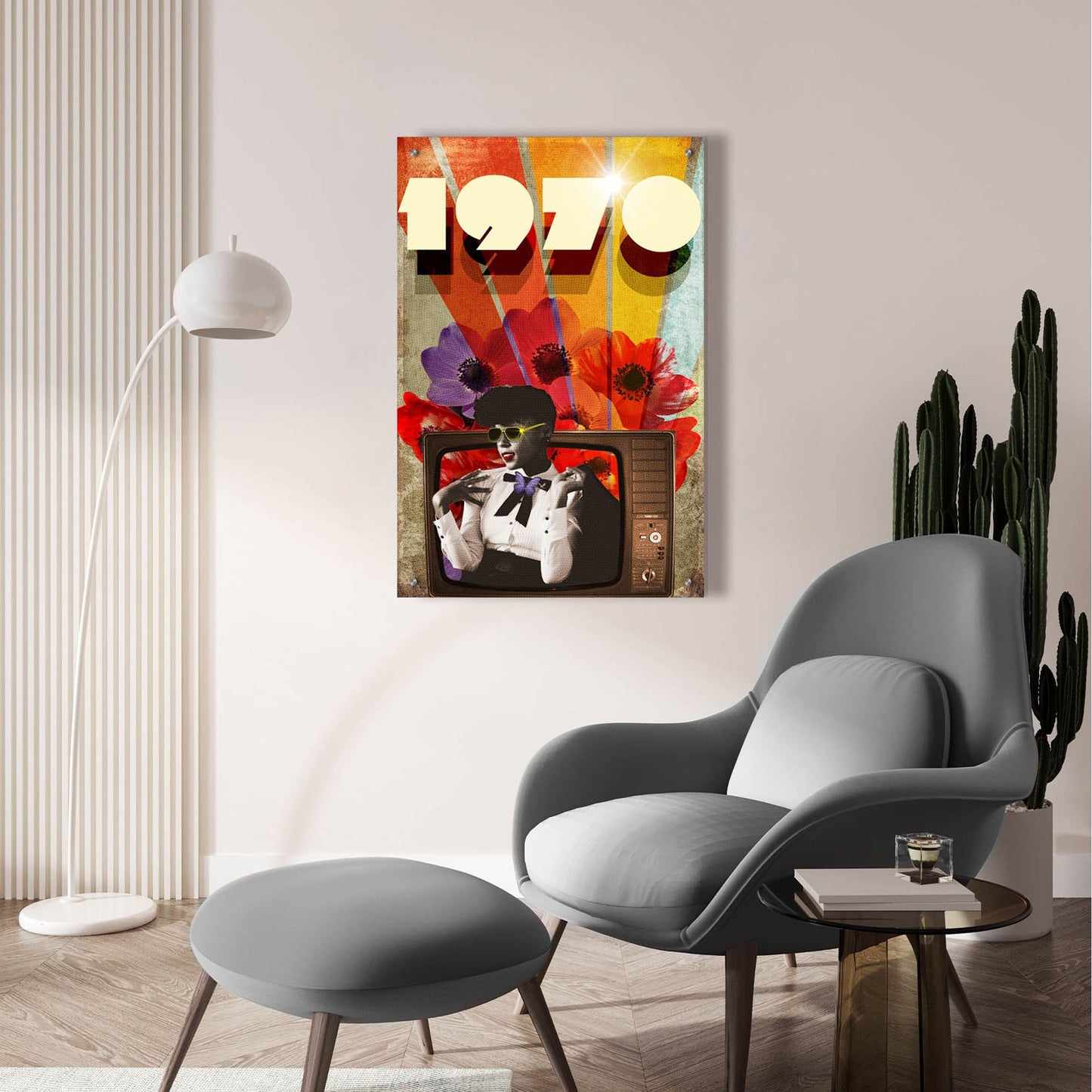 Epic Art '1970' by Elo Marc, Acrylic Glass Wall Art,24x36