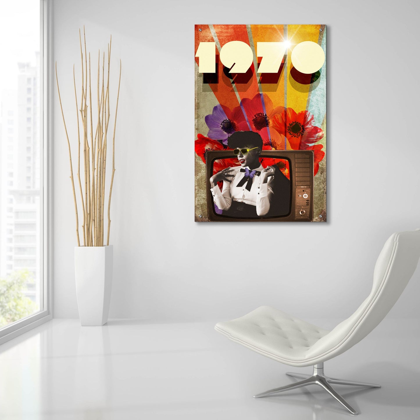 Epic Art '1970' by Elo Marc, Acrylic Glass Wall Art,24x36