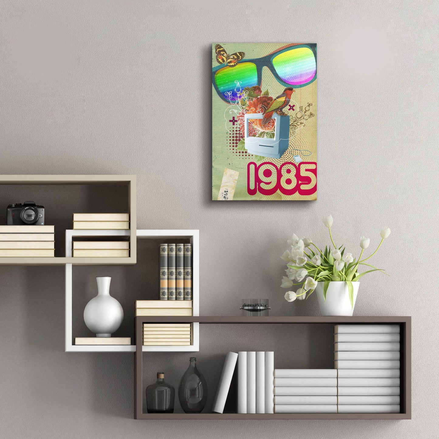 Epic Art '1985' by Elo Marc, Acrylic Glass Wall Art,16x24