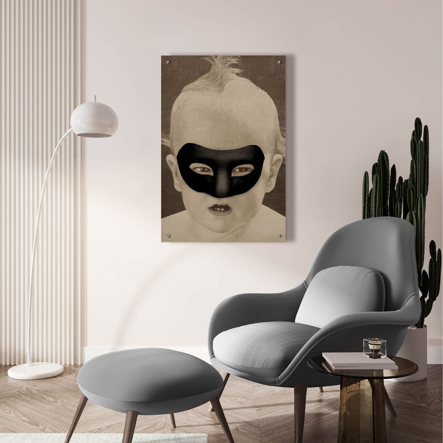 Epic Art 'Baby Hero' by Elo Marc, Acrylic Glass Wall Art,24x36