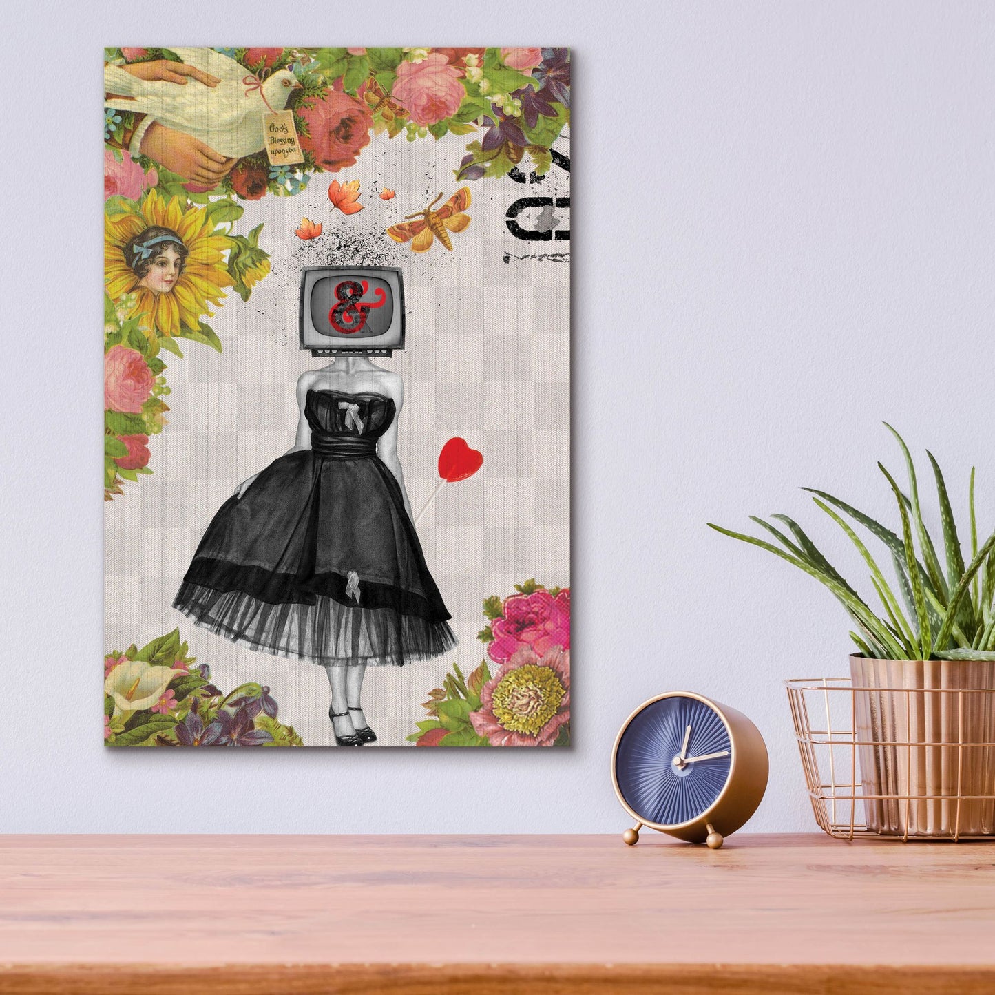 Epic Art 'Candy Girl' by Elo Marc, Acrylic Glass Wall Art,12x16