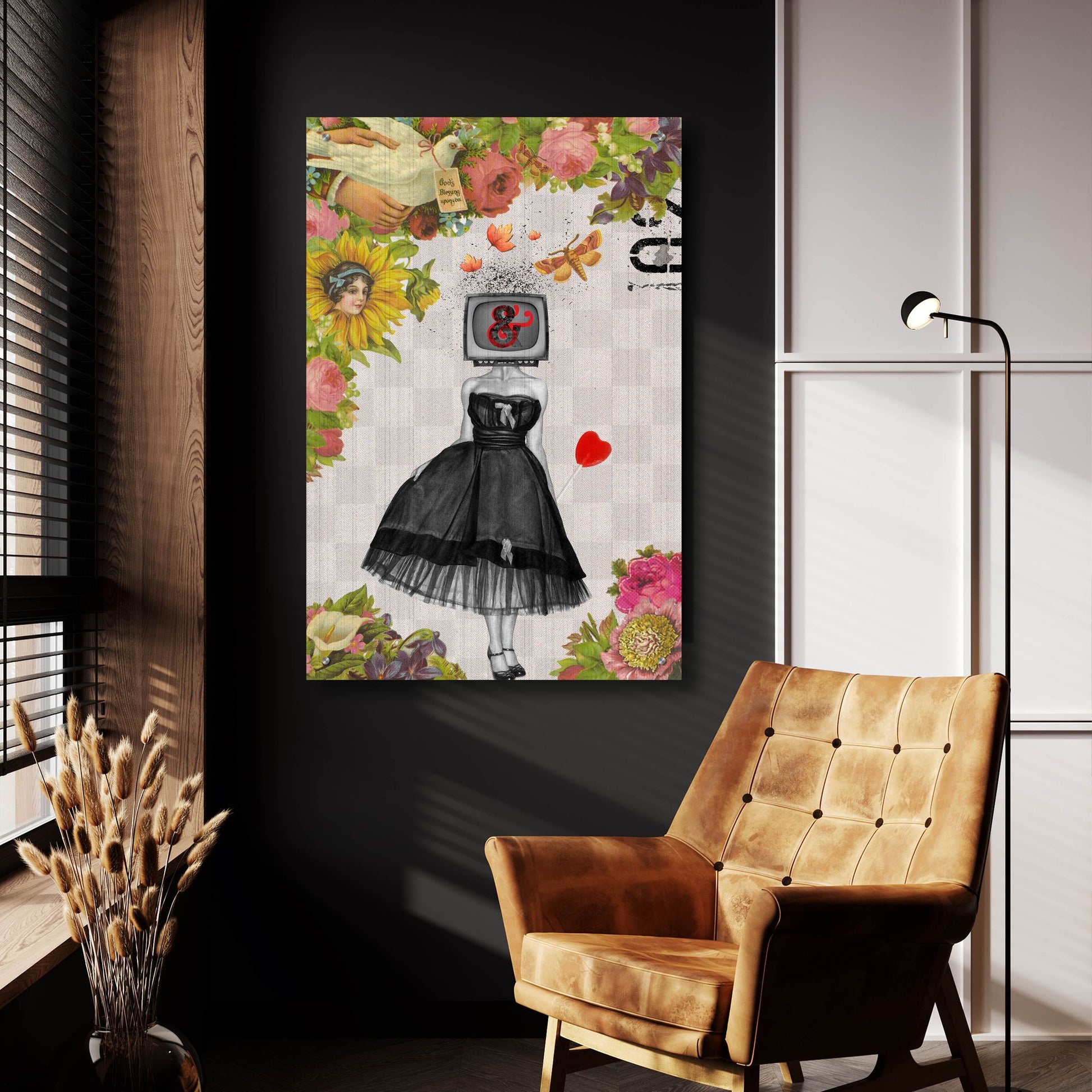 Epic Art 'Candy Girl' by Elo Marc, Acrylic Glass Wall Art,24x36