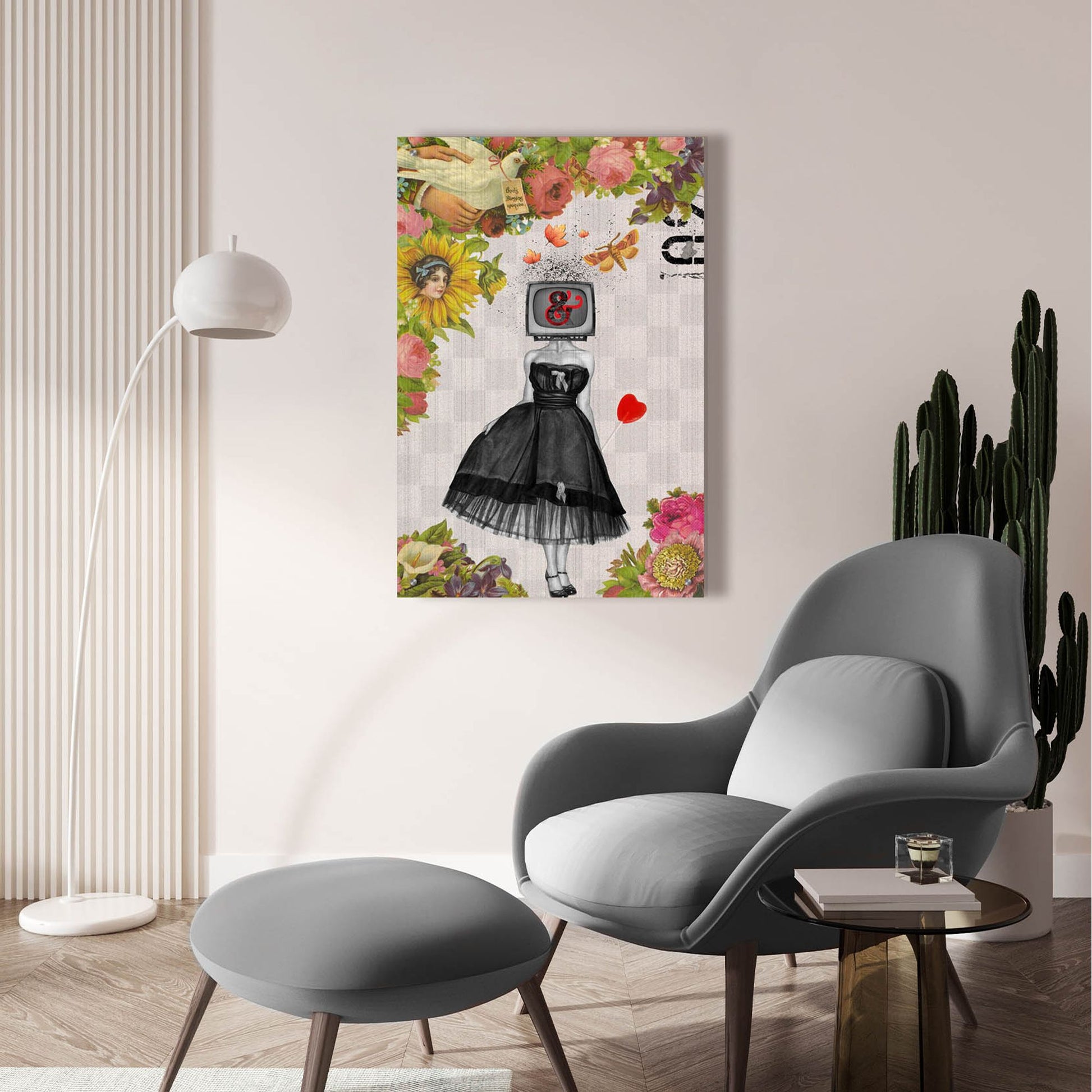 Epic Art 'Candy Girl' by Elo Marc, Acrylic Glass Wall Art,24x36