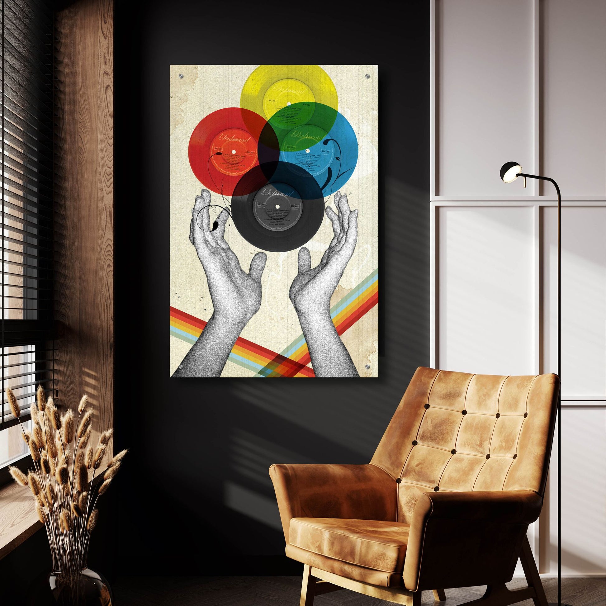 Epic Art 'CMYK The Creation Of Retro' by Elo Marc, Acrylic Glass Wall Art,24x36