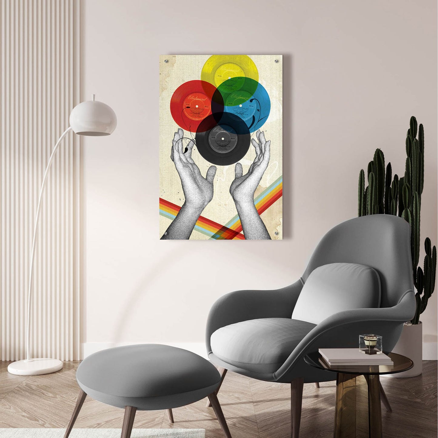 Epic Art 'CMYK The Creation Of Retro' by Elo Marc, Acrylic Glass Wall Art,24x36