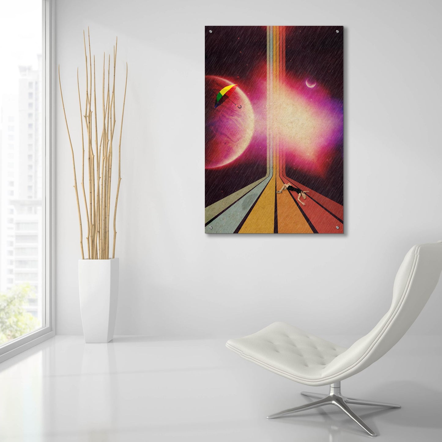 Epic Art 'Lost' by Elo Marc, Acrylic Glass Wall Art,24x36