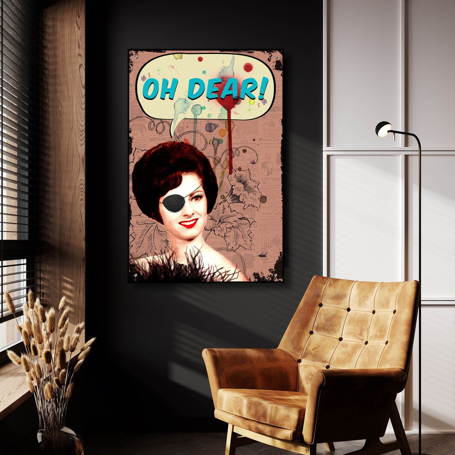 Epic Art 'Oh Dear' by Elo Marc, Acrylic Glass Wall Art,24x36