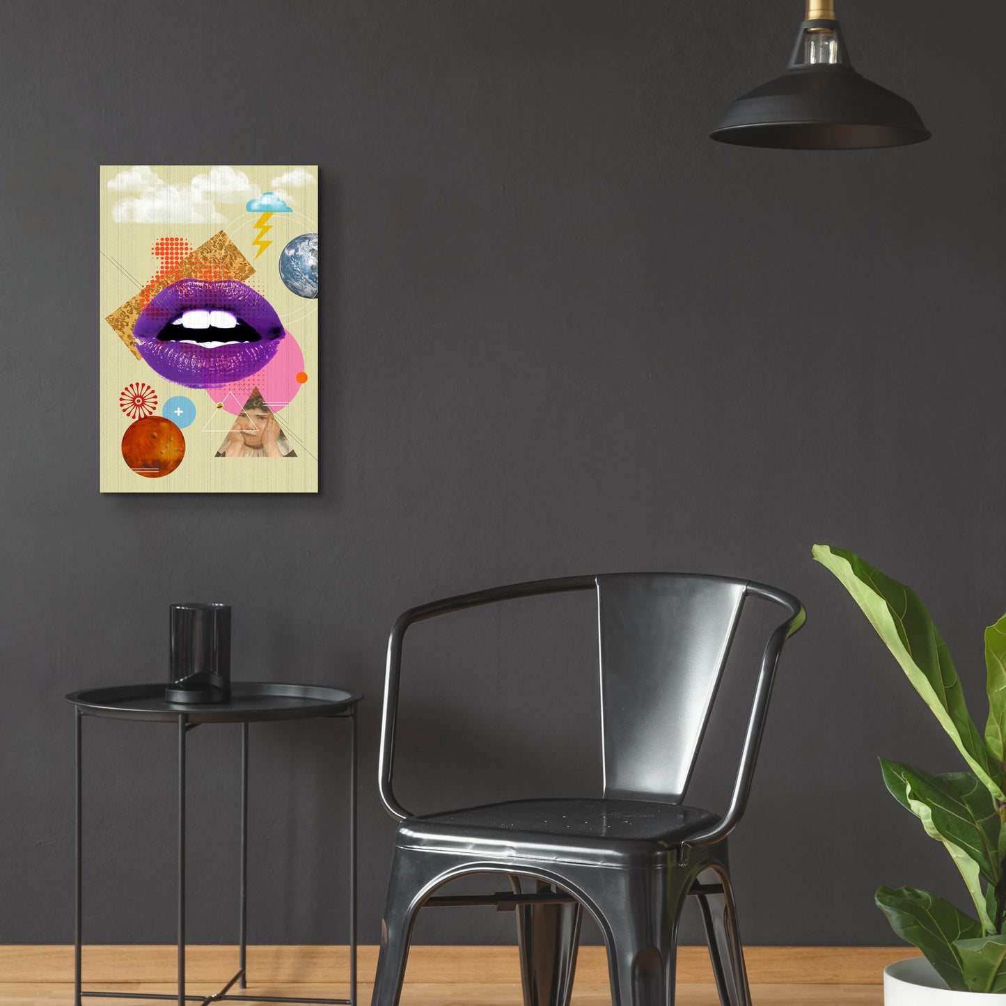 Epic Art 'Retro Kiss' by Elo Marc, Acrylic Glass Wall Art,16x24