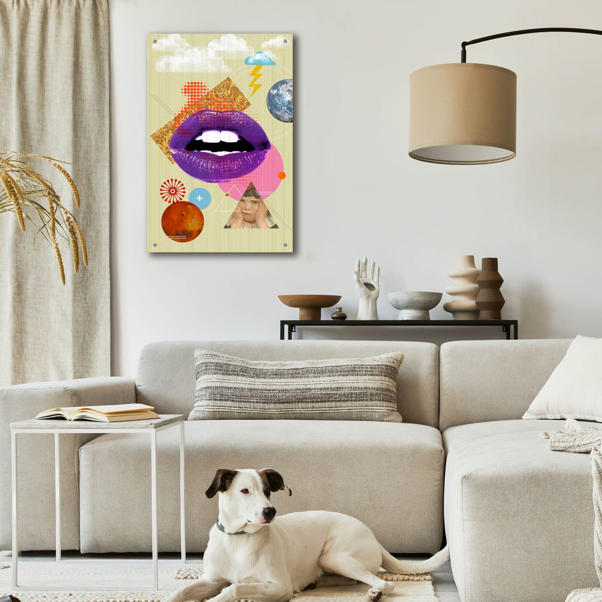 Epic Art 'Retro Kiss' by Elo Marc, Acrylic Glass Wall Art,24x36