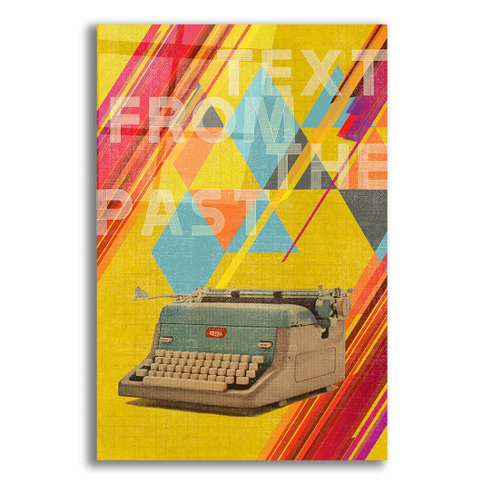 Epic Art 'Text From The Past' by Elo Marc, Acrylic Glass Wall Art