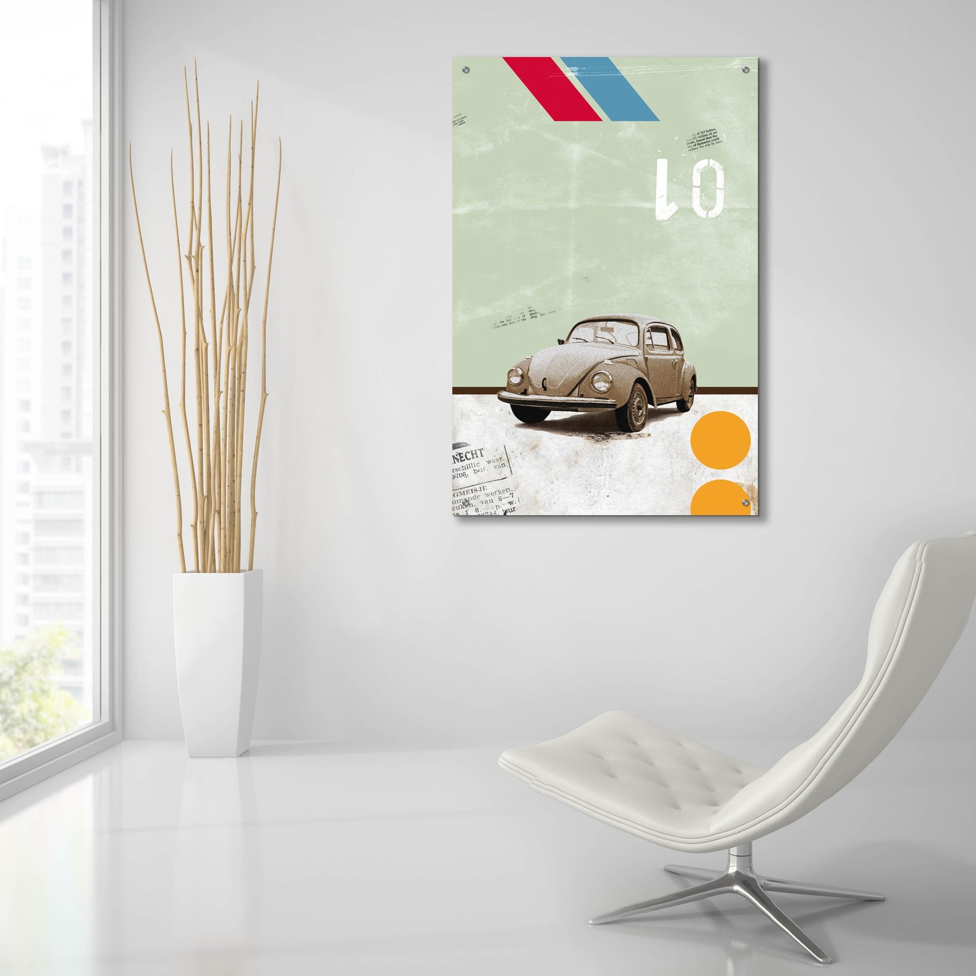 Epic Art 'The Beetle' by Elo Marc, Acrylic Glass Wall Art,24x36