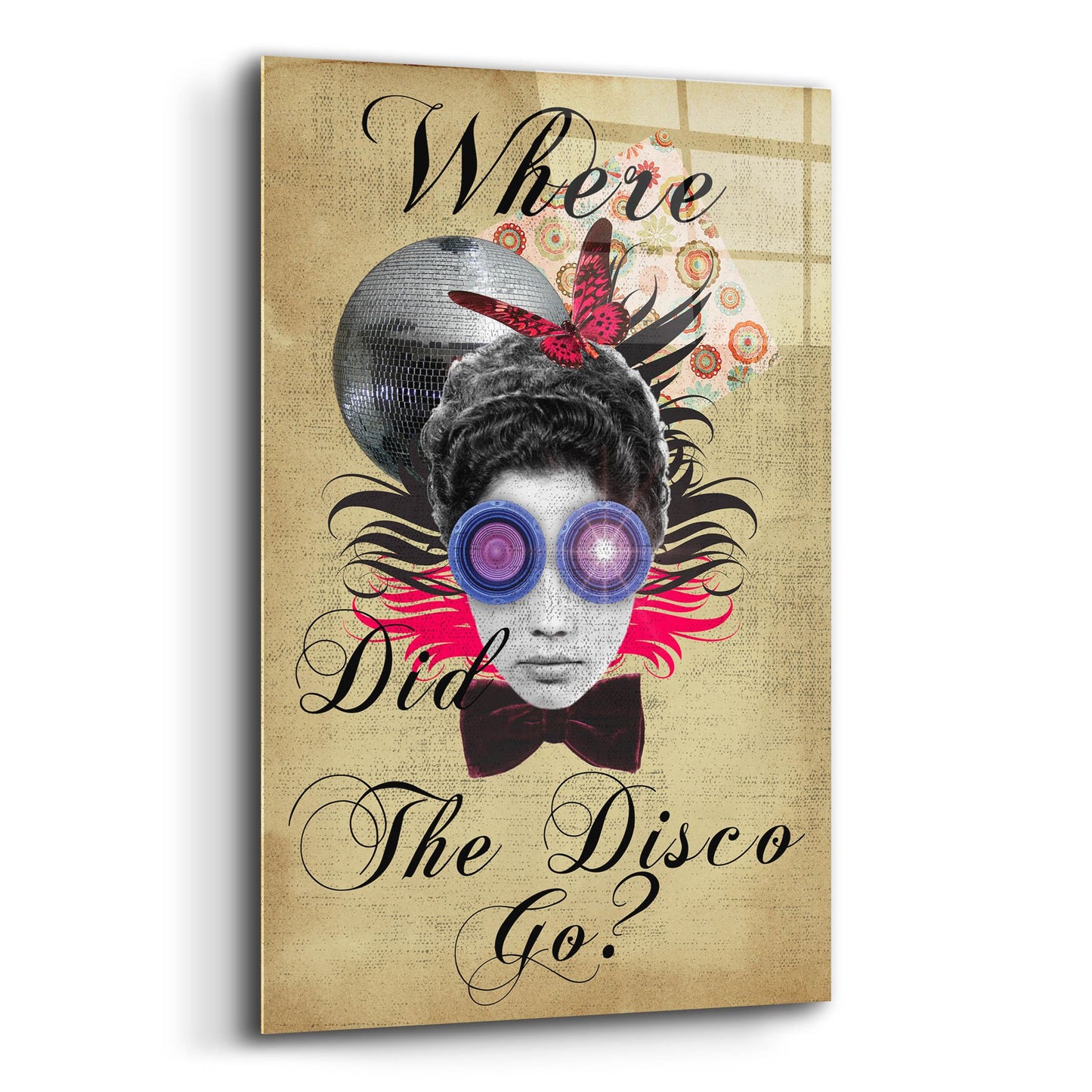 Epic Art 'Where Did The Disco Go' by Elo Marc, Acrylic Glass Wall Art,12x16