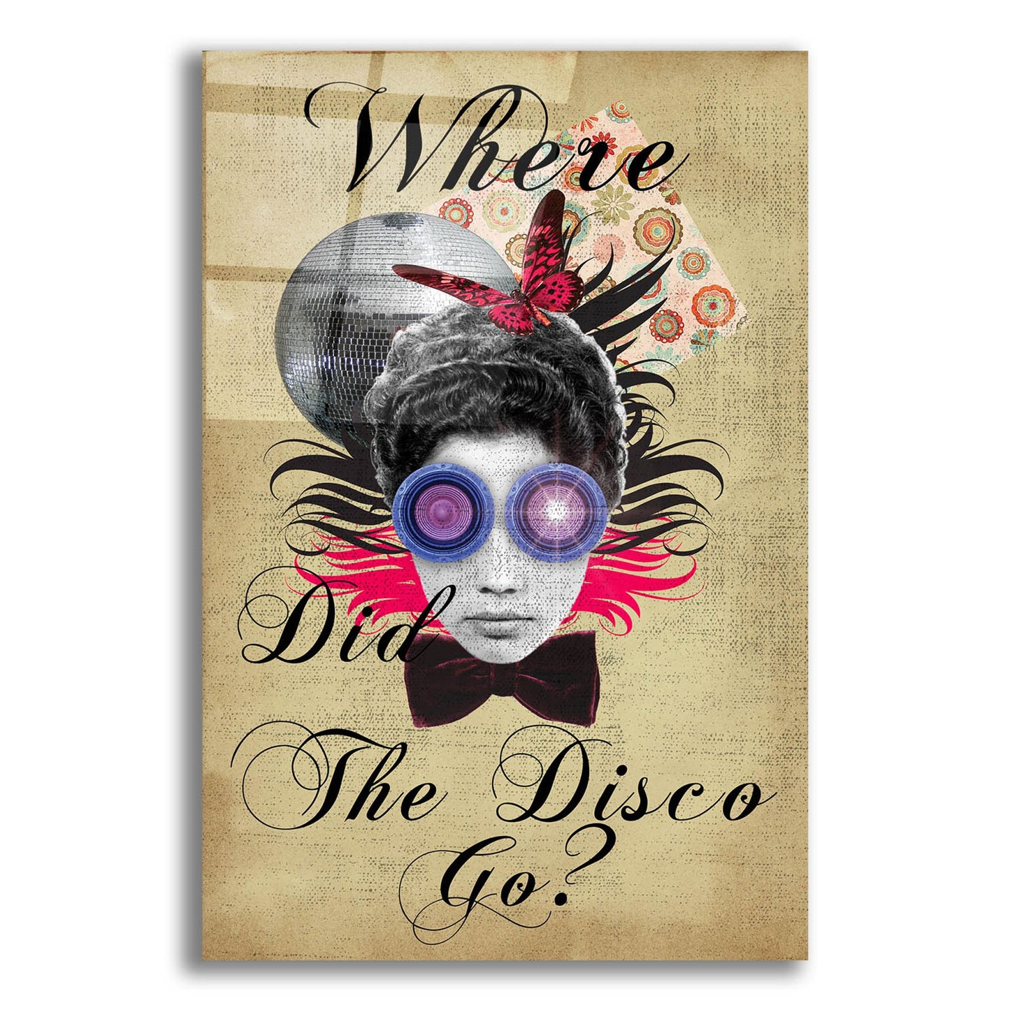 Epic Art 'Where Did The Disco Go' by Elo Marc, Acrylic Glass Wall Art,12x16