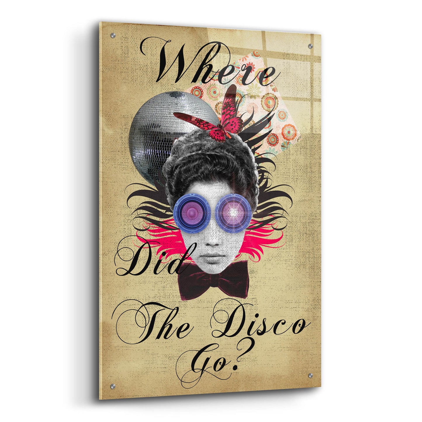 Epic Art 'Where Did The Disco Go' by Elo Marc, Acrylic Glass Wall Art,24x36