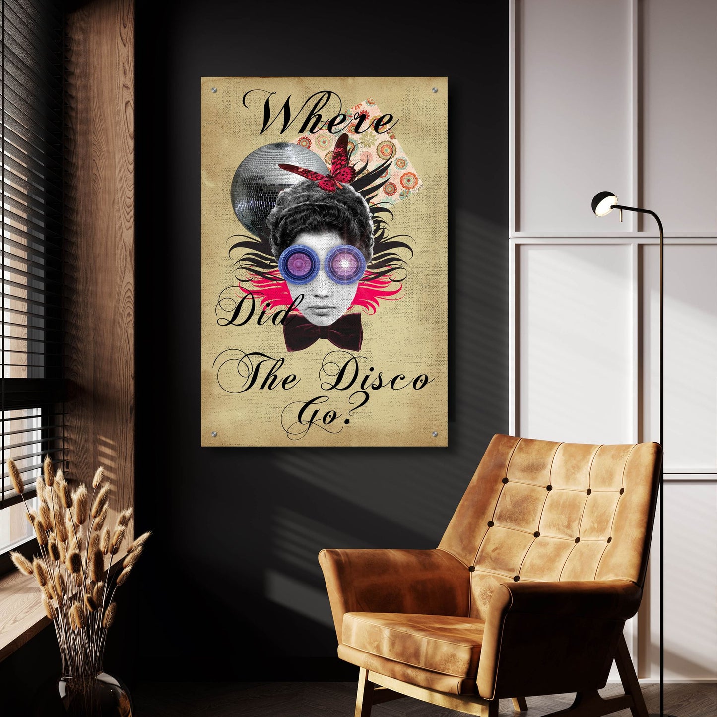 Epic Art 'Where Did The Disco Go' by Elo Marc, Acrylic Glass Wall Art,24x36