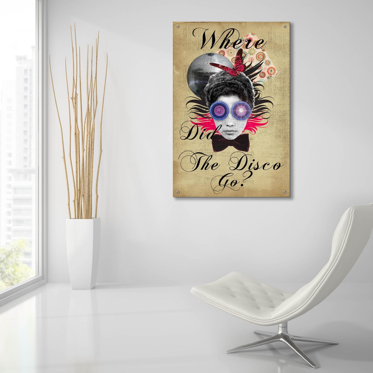 Epic Art 'Where Did The Disco Go' by Elo Marc, Acrylic Glass Wall Art,24x36