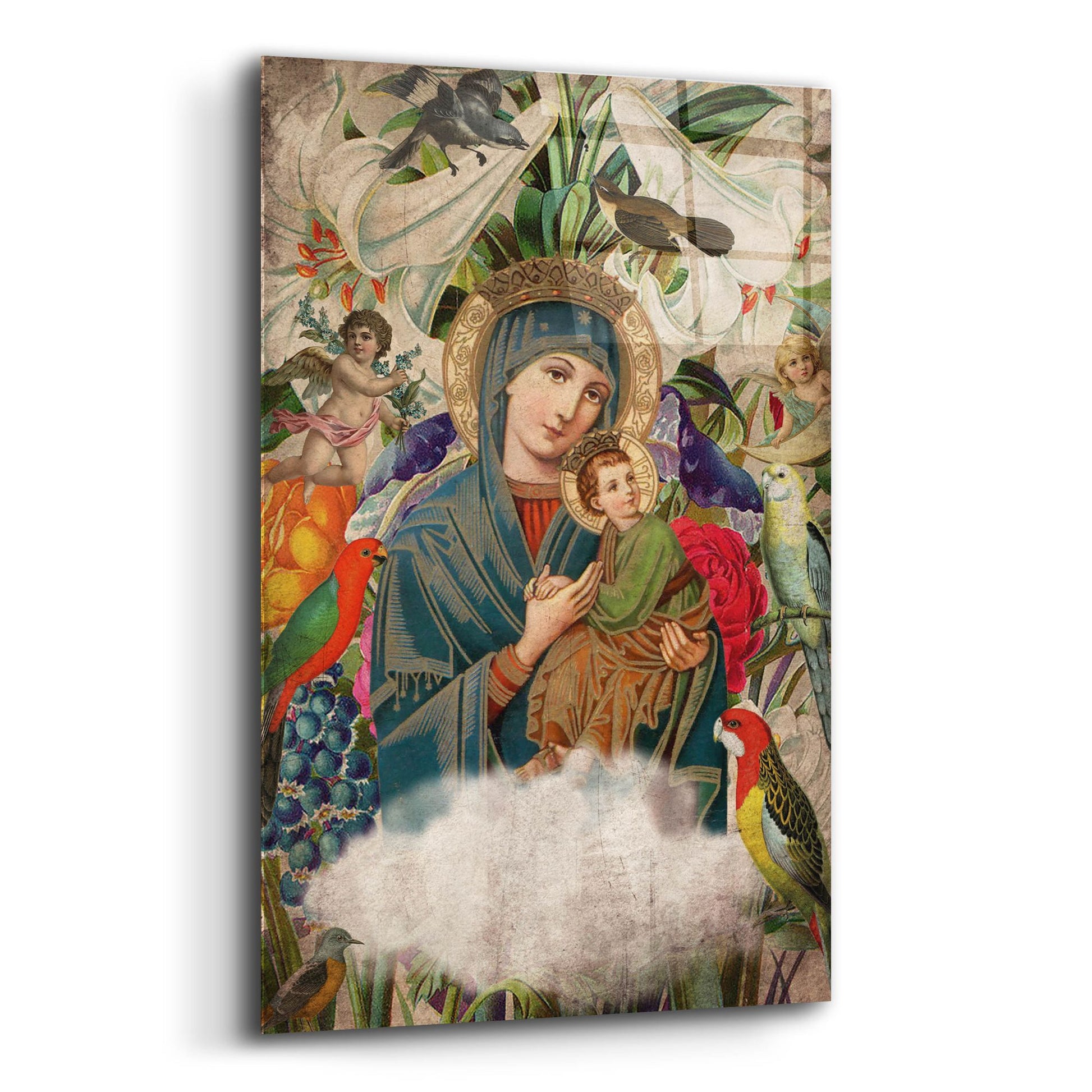 Epic Art 'Madonna And Child' by Elo Marc, Acrylic Glass Wall Art,12x16