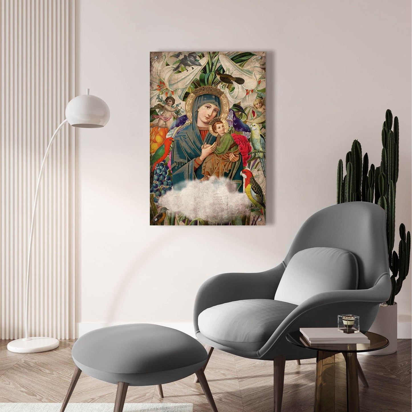 Epic Art 'Madonna And Child' by Elo Marc, Acrylic Glass Wall Art,24x36