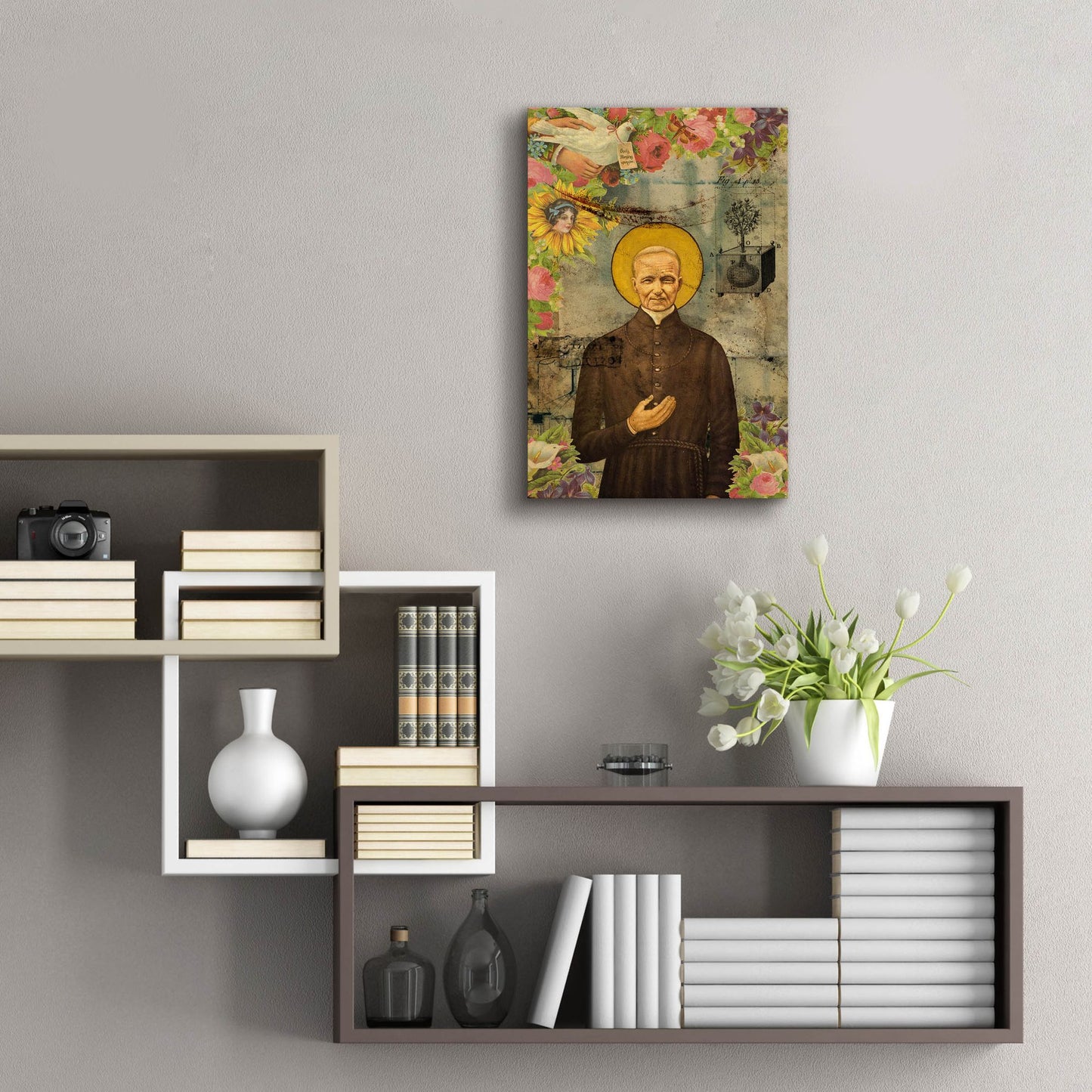 Epic Art 'The Holy Father' by Elo Marc, Acrylic Glass Wall Art,16x24