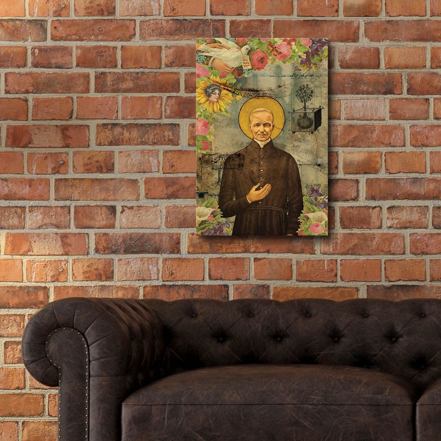 Epic Art 'The Holy Father' by Elo Marc, Acrylic Glass Wall Art,16x24